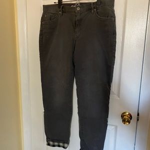 💕2/$60💕 Eddie Bauer Flannel Lined Jeans
